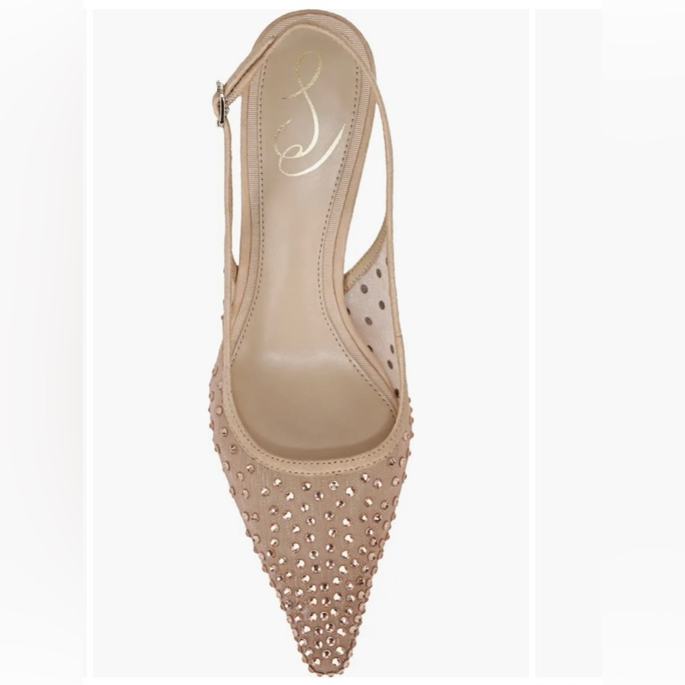 Elegant Beige Slingback Heels
